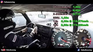 Brutal DSG Golf Mk2 1233HP World Record