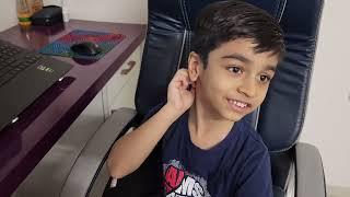 Arnav’s First Typing Lesson on the Laptop