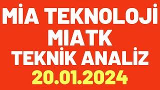 MİA TEKNOLOJİ TEKNİK ANALİZ #borsa #mıatk #miateknoloji #miatkhisse hisse analiz yorum #MIATK