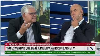 Ricardo López Murphy: "Milei debería preocuparse por gobernar"