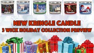 NEW Kringle Candle Holiday 3 Wick Collection Preview | Limited Edition | Christmas 2021