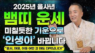 2025년 을사년 뱀띠 운세 / 재물, 문서, 이동, 금전 정말 미칠듯이 대박난다!! 그동안 힘들었던 것 전부 보상받는 해! / 41년생 53년생 65년생 77년생 89년생 운세