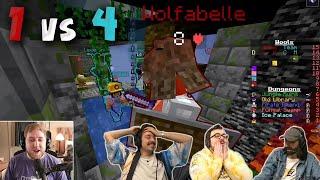 Capture the Wool - Wolfabelle 1vs4