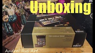 Rembrandt oil color box Master unboxing & Review