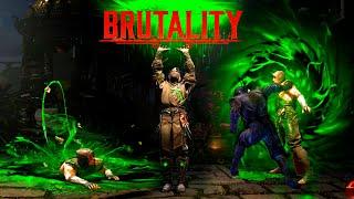 MK1 Noob Saibot All Brutalities, Fatalities, Ending, Taunts & Victory Celebrations