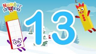 Numberblocks Magic Run Christmas - Numberblocks 13 Adventure 2 to find Another number 13 | Fanmade