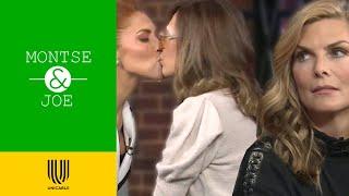 Lorena Meritano sorprende a Yolanda Andrade con tierno beso en la boca | Montse y Joe