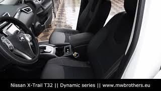seat covers for Nissan X trail T32 / ROGUE by MW Brothers Leather interior Dynamic install