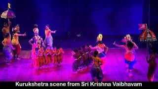 Kurukshetra war scene from Sri Krishna Vaibhavam - SDN - Bharathanatyam