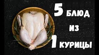 5 БЛЮД ИЗ ОДНОЙ КУРИЦЫ