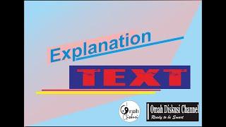 #samasaya #belajardarirumah #dirumahaja #explanatintext #learningenglih             Explanation Text