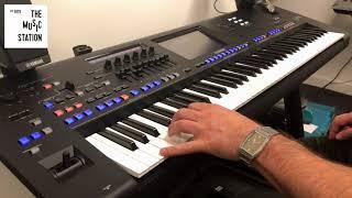 The New YAMAHA Genos Piano -  Guitar Demo