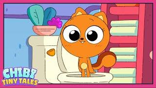 Kiff Chibi Tiny Tales | Toilet Flood Pool Party | @disneychannel