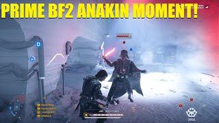 For a brief moment we saw a PRIME Anakin! Poor Vader didn't deserve that! SWBF2