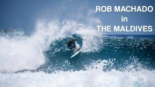 Rob Machado surfing in the Maldives