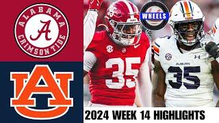 Auburn vs #13 Alabama | Full Game Highlights | 2024 College Football Highlights