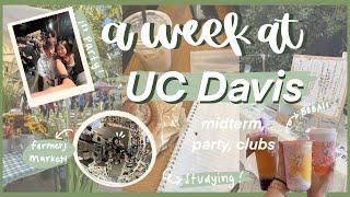 a week at college vlog - ft my first midterm, party, career fair, and more! | UC Davis