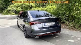 Skoda Octavia 4 (NX) 2.0 TSI RS (REMUS exhaust system)