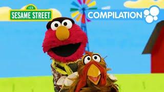 Sesame Street: Elmo's Farm Animal Songs | 1 Hour Animal Compilation