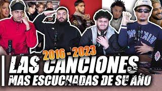 LAS CANCIONES MAS ESCUCHADAS!  (REACCION) Ft. BTS, ANUEL, SHAKIRA!OVELTIME TV