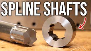 Making Spline Shafts For a GEARBOX (Internal Splines too)