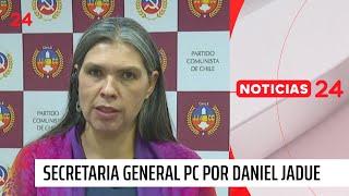 Secretaria general PC por Daniel Jadue: “No ha habido apropiación personal de recursos del Estado”