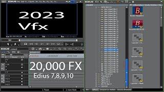 New FX Edius All 20,000 EFFECT Edius 7 8 9 10 x