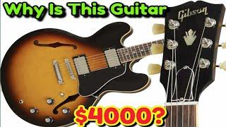 2013 Gibson 335!! WHY DOES IT COST SO MUCH? LET'S GIVE IT it's VERY FIRST FRET CROWN and bath!!