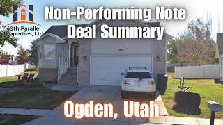 Non-Performing Mortgage Note (Ogden Utah)