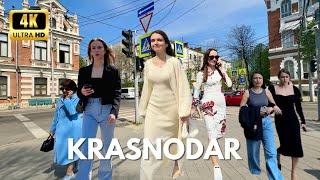  HERE IS THE REAL RUSSIA NOW  Vibes of the streets of Krasnodar! Russia Walking tour - ⁴ᴷ