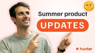 Hunter.io Product Updates - Summer 2023