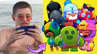 DENİZDE BRAWL STARS OYNADIM! 9 KARAKTER ve EFSANEVİ ÇIKTI! Brawl Stars