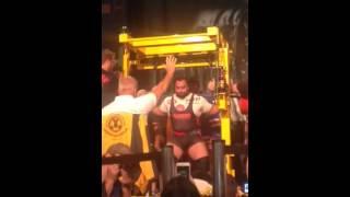 Zahir Khudayarov breaks World Record Squat 450kg