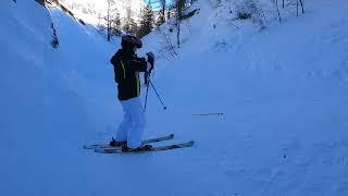 Watch former Olympic Skier Graham Bell take on the infamous Lost Valley in Val-d'Isère