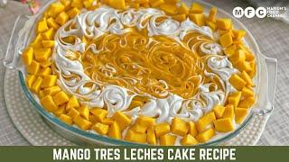 Mango Tres Leches Cake Recipe !!| No Baking No Cooking |10 minutes Mango Milk Cake Recipe 