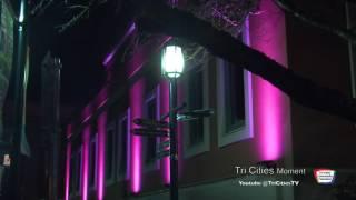 Poco City Hall - Pink Lights for Anti Bullying Day - Tri Cities Moment