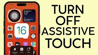 How to Turn off Floating Home Button on iPhone | iOS 16 | Turn off Assistive Touch on iPhone (2023)