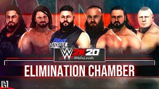 WWE 2K20 Elimination Chamber Match Gameplay