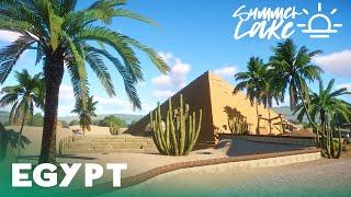 Camel & Nile Monitor Habitat - "Egypt" - Summer Lake Planet Zoo Speed build