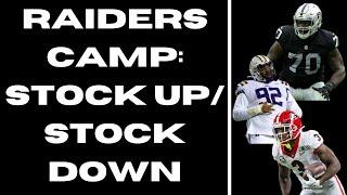 Reaction to Raiders Camp STOCK UP/STOCK DOWN SPORTSNAUT ARTICLE| The Sports Brief Podcast