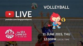 Volleyball Women's Vietnam vs Indonesia (Day 6) | 28th SEA Games Singapore 2015