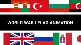 World War One Flag Animation