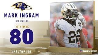 #80: Mark Ingram (RB, Ravens) | Top 100 Players of 2019 | NFL