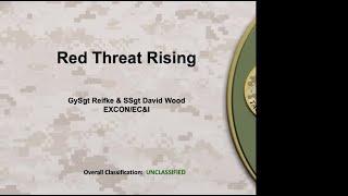 Red Threat Rising -- US Marine Corps Educational Wargames