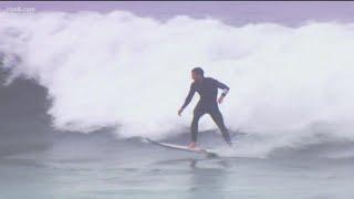 Fog on tap for the World Surf League World Championship at Trestles Beach