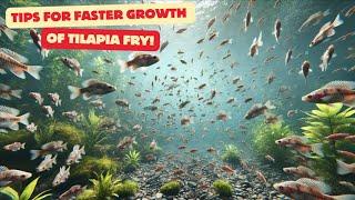 Growing My 2000 Tilapia:  Fry Tips and Techniques for Faster Growth and Future Income