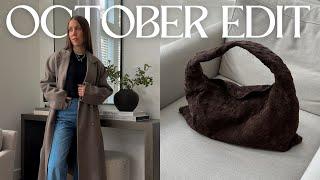 OCTOBER EDIT | bottega small hop, jewelry, books, home & fall faves