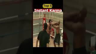 Top 5 instant karma in MMA #ufc #mma #mmafighter #instant #karma