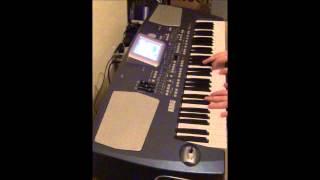 Korg PA-500 Strings Voc Bank Demo - Patch - 048   Choir Aahs