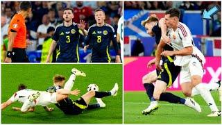 Scotland denied penalty vs Hungary Stuart Armstrong was brought down by Willi Orban